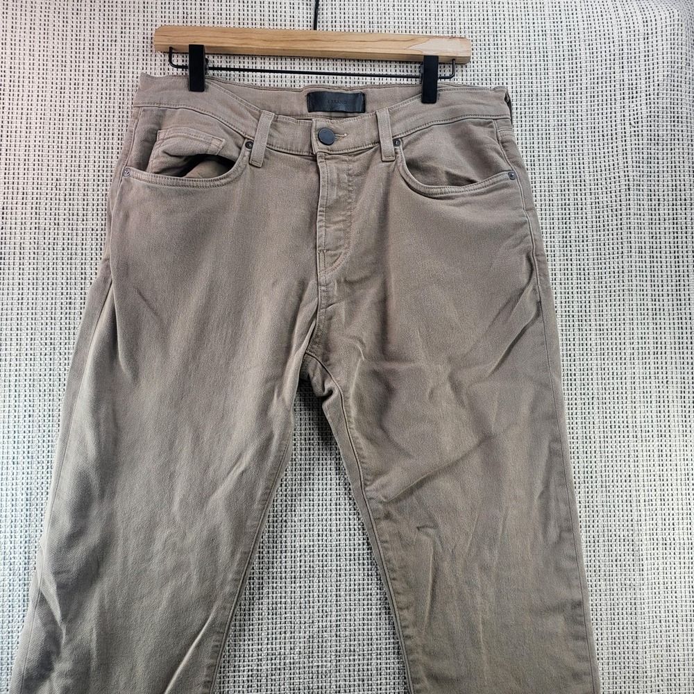 J Brand Jeans Mens 32x29 Beige Tan Slim Skinny Fit‎ Stretch Denim Pants